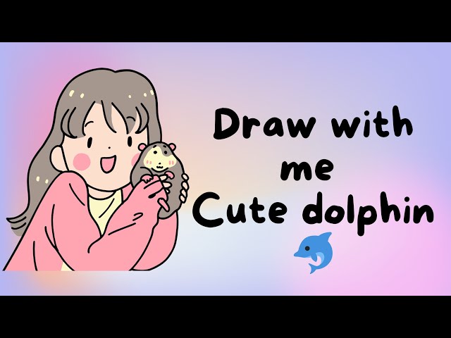 How to draw Dolphin step by step / easy painting techniquefor biggners / Landscap paintingtutorial