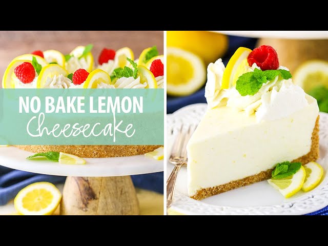 No Bake Lemon Cheesecake