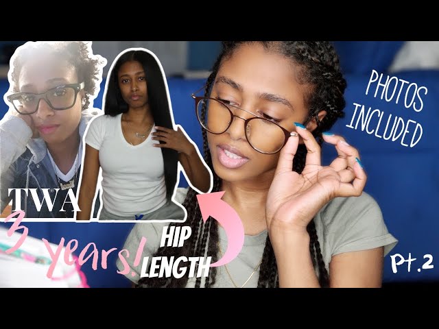 Updated NATURAL HAIR JOURNEY pt.2 | TWA to Hip Length in 3 yrs