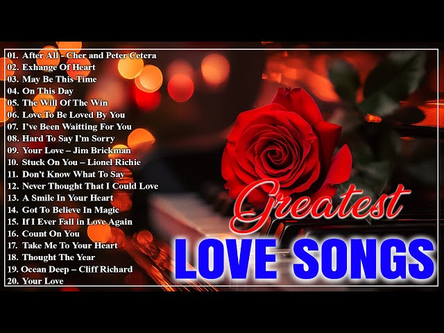 Relaxing Beautiful Love Songs 70s 80s 90s Playlist - Greatest Hits Love Songs Ever - Old love songs