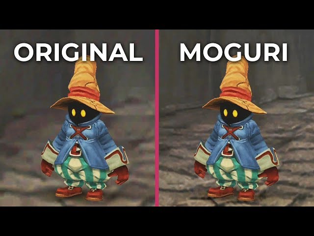 Final Fantasy 9 Remastered – Original vs. Moguri AI Graphics Mod Comparison