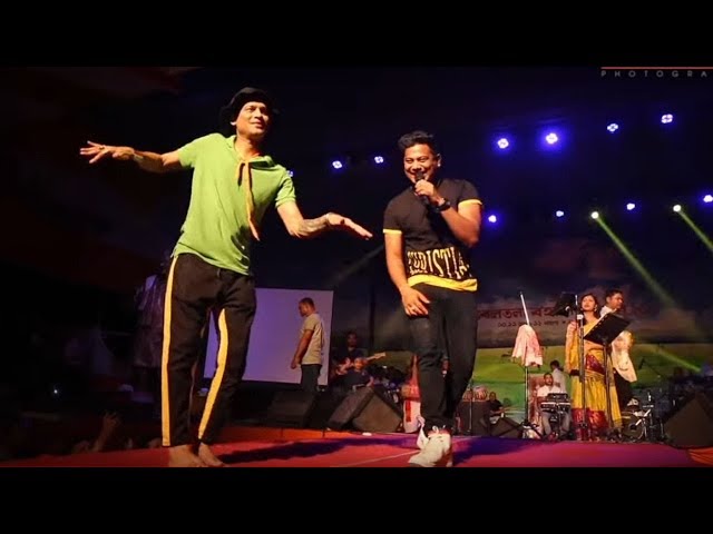 জুবিন গাৰ্গৰ সতে নীল আকাশ _  NEEL AKASH & ZUBEEN GARG (SUMA DIYANA) Bihu Program_2019 HD