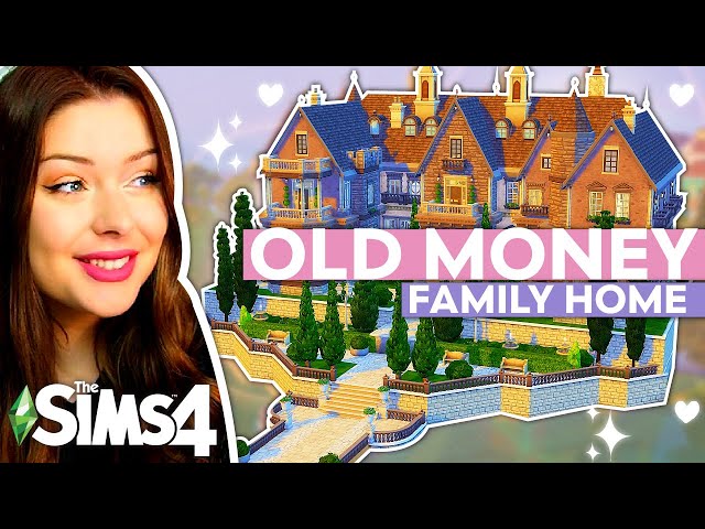 Decorating an "OLD MONEY" Family Mansion in The Sims 4