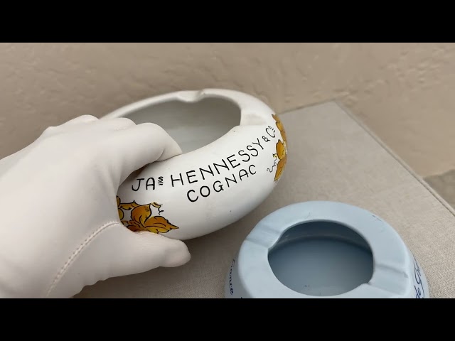 Vintage Adverting Ashtrays | Ballantine's, Marie Brizard, Hennessy