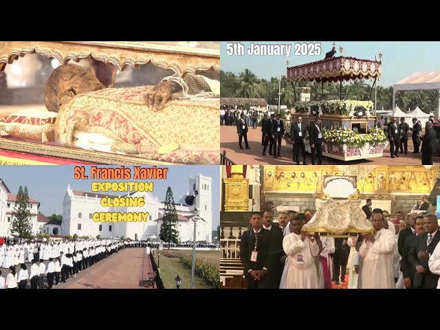 Closing Ceremony of St. Francis Xavier Relics Exposition | Old Goa 2025