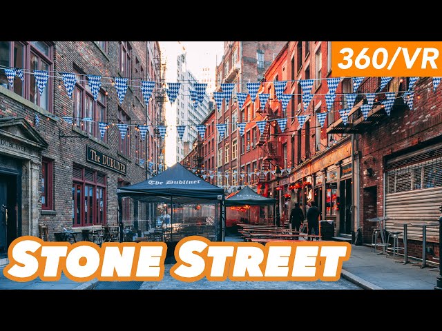 Oldest Street in New York City: Stone Street (360/VR Tour)