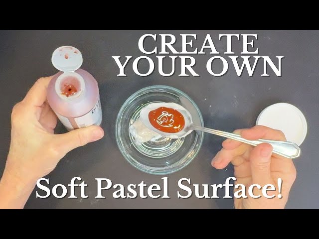 Revolutionize Your Pastels with This Homemade Surface! 🎨✨