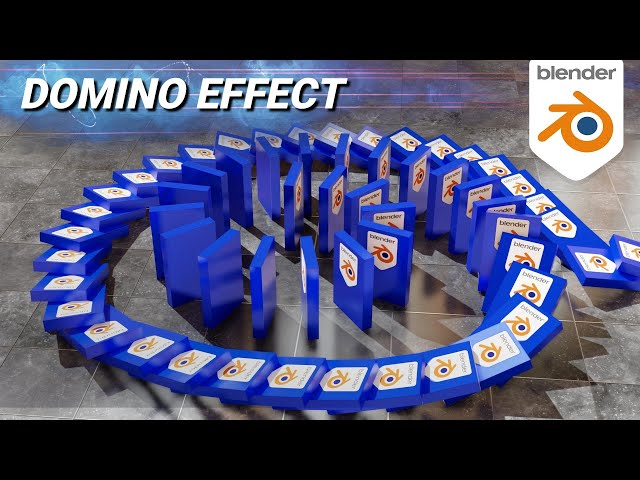 How to Make Domino Effects in Blender 4.3