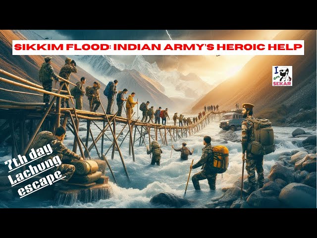 Sikkim Flood: Epic Lachung Escape with Indian Army’s Heroic Help #tamilvlog #travelvlog