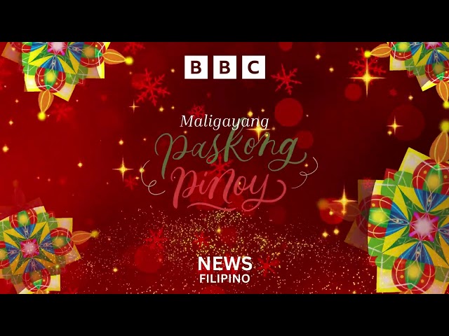 "Maligayang Paskong Pinoy" | BBC News Filipino | Mock Christmas titles