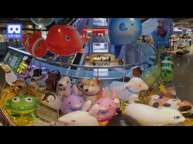 3D 180VR 4K Pinkfong, Baby Shark, Nemo, Rabbit, Dog Balloon Let's go to Balloon Shop for Party