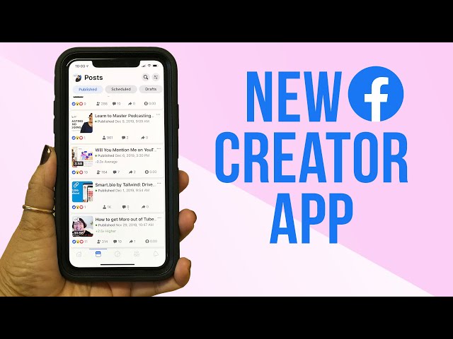 Facebook Creator Studio App