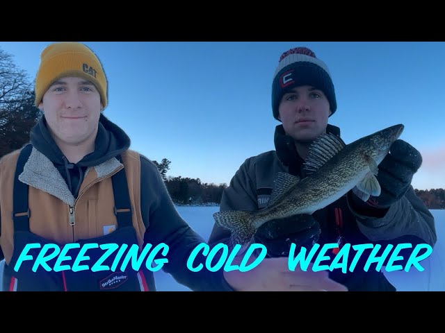 Northern Wisconsin Ice Fishing “-25 Degree Temperatures”