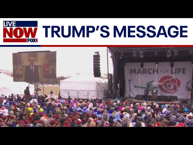 President Trump video message at March for Life rally | LiveNOW from FOX