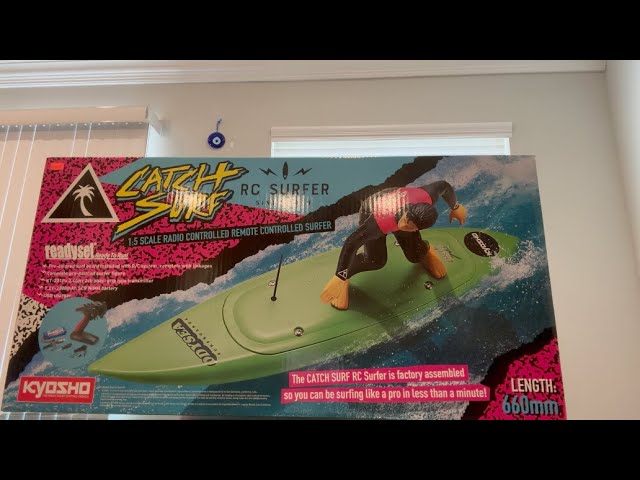 Kyosho Catch Surf: Unboxing, Test Run & Review #kyosho #rc #rcadventures #rcboating #rcboat #ny