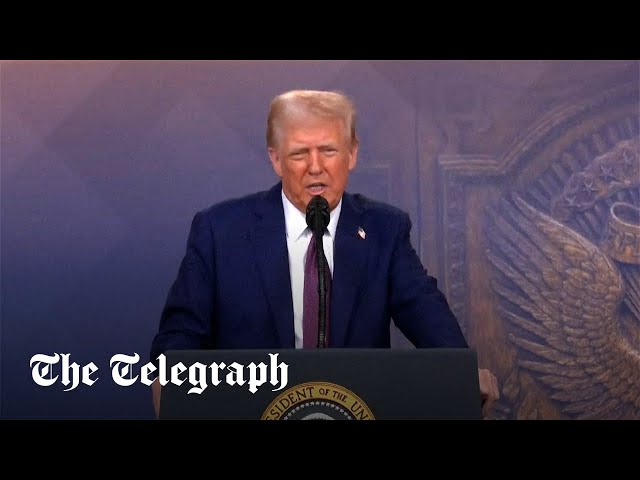 In full: Donald Trump's full speech at Davos World Economic Forum 2025