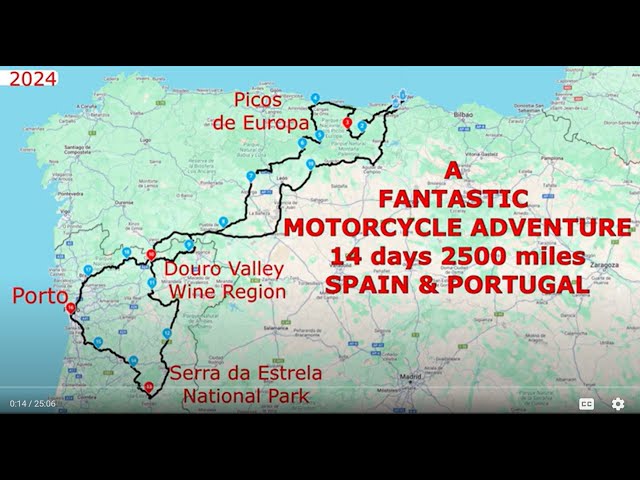 Fantastic Motorcycle Adventure: Picos de Europa, Serra da Estrela, Duoro Valley & Porto