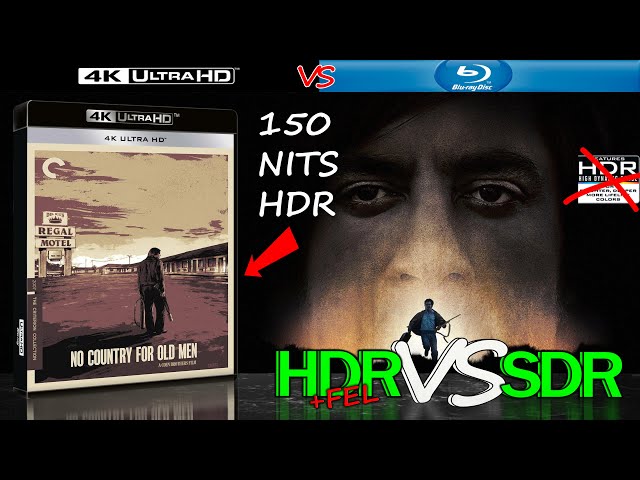 No Country for Old Men 2007 HDR ANALYSIS 4K Blu Ray vs 1080p BD SDR 100nits #TRUE_DIFFERENCE