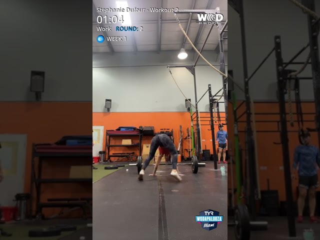 Steph Dufour - WZA Qualifier 2022 WOD 2 (Women’s Elite/RX)