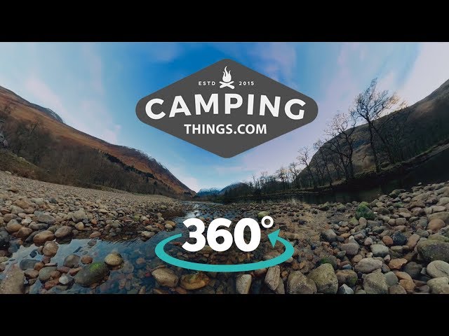 360 view of the Red Squirrel Campsite - Glen Coe Scotland