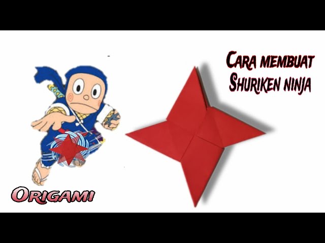 how to make paper shuriken Origami | origami ninja star | how to make a Origami shuriken naruto