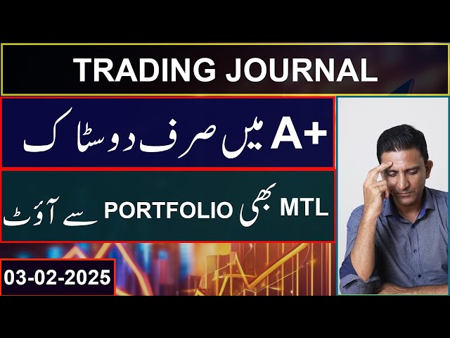 A & A+ CATEGORY STOCKS | TRADING JOURNAL | Mustafa Asghar | Technical Analysis | #psx #trading