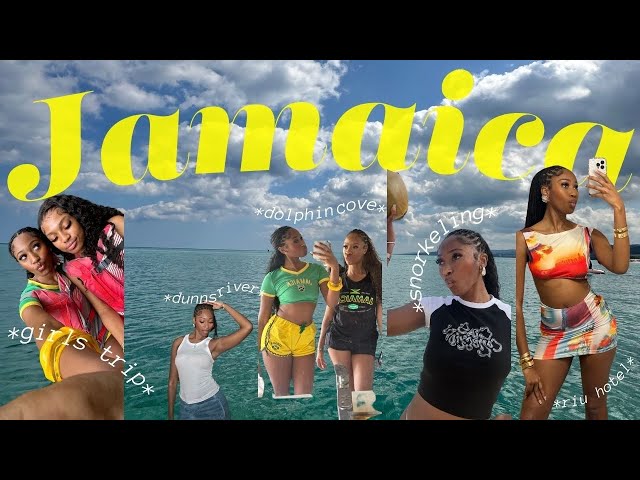 JAMAICA VLOG! The ULTIMATE Girls Trip, Dunns River, Riu Resort, Montego Bay, Bamboo Rafting etc!!