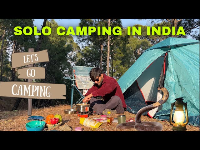 Solo camping and cooking ASMR | hindi camping in india | जंगल में अकेले कैंपिंग .