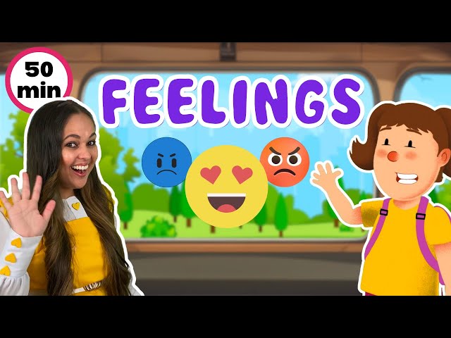 Learn Feelings and Emotions with Ms Moni | Kids Learning Videos