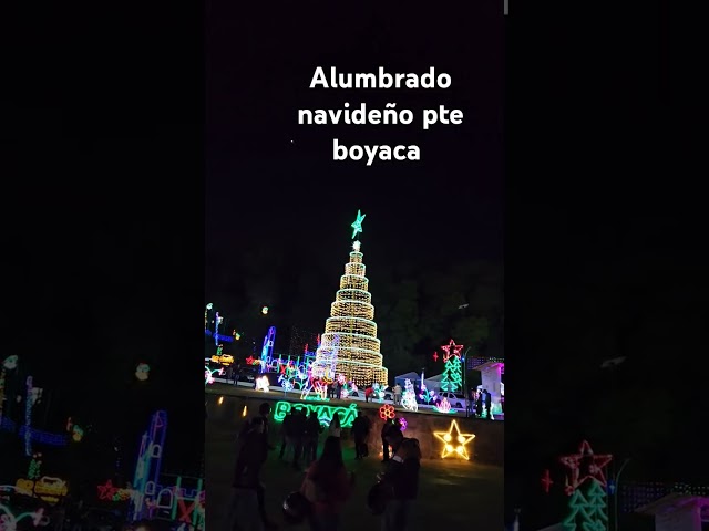 Alumbrado navideño pte boyaca