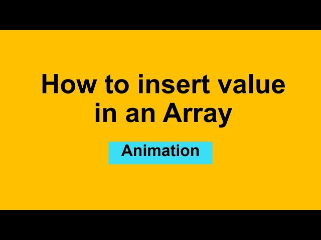 LeetCode | Basics | Malayalam | How to insert value in an Array | Animation