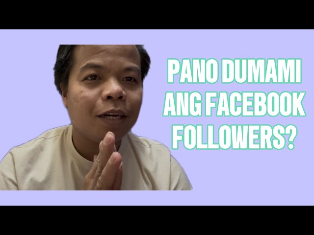 PAANO DUMAMI ANG FACEBOOK FOLLOWERS?|PANUORIN NIYO TO by Richard Sarno