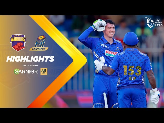 ILT20 S3 | हिंदी - Cricket Highlights | Tim Southee और Nicholas Pooran | SW vs MIE - M 11 | 19th Jan