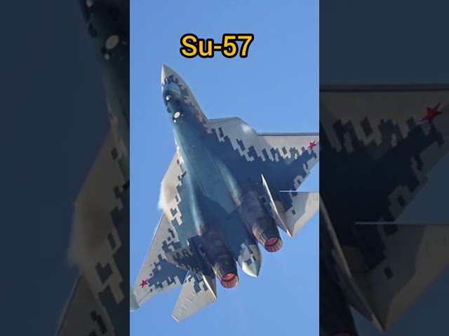 Su-57 Russian Fighter Aircraft #reels #trending #bangalore #russia #airforce #aeroindia2025🛩️✈️