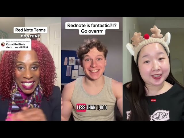 American refugees migration to Red Note, China TikTok app reactions is everything! Part 2