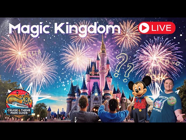 🔴 LIVE from Magic Kingdom – Rides, Shows & Disney Fun! | Thursday, February 20, 2025, at 6 PM