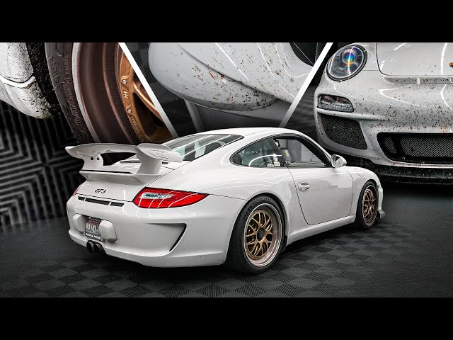 Cleaning A Dirty Porsche 911 GT3  -  Auto Detailing ASMR