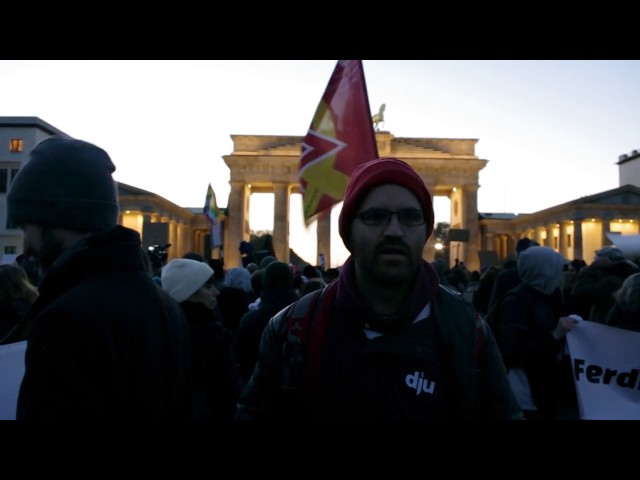 Anti-Trump protest in Berlin