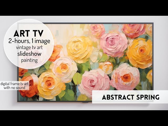 Spring Screensaver | Beautiful Floral Paintings | Picture Frame For Spring | Picture For Tv Screen