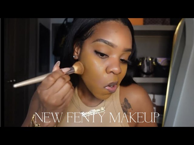 GRWM | TRYING FENTY BEAUTY MAKEUP | OUTFIT | FRAGRANCE