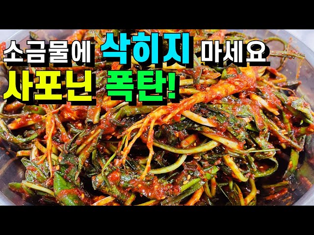 태어나서 이렇게 맛있는 고들빼기 김치는 처음 봅니다💚질기지 않고 끝까지 아삭해요/소금물에 삭히지 마세요/ 이 정도로 맛있을 줄 몰랐어요!/3번 해 드세요