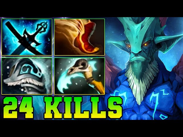 24 Kills Leshrac Dota 2 Mid  - Best Pro Gameplay Carry Support Build Guide 7.37 Offlane