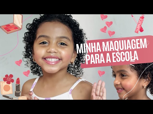 MAQUIAGEM PARA ESCOLA | HELENA SOUZE | TUTORIAL PARA CRIANÇAS