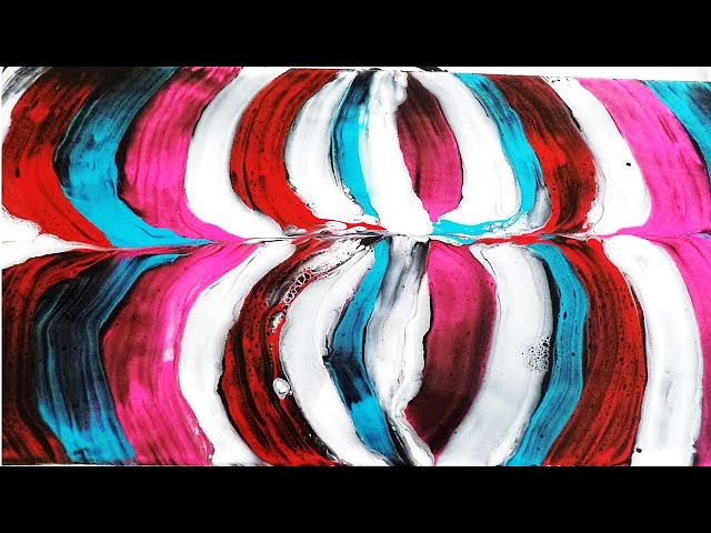 Creating an Illusion with Acrylic Pour Art