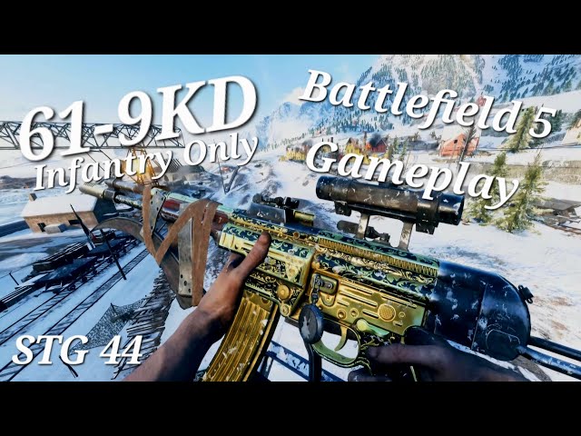 61-9KD STG 44 Narvik Conquest Battlefield 5 Gameplay