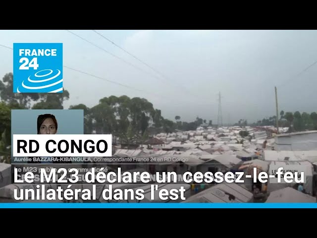 RD Congo : le M23 déclare un cessez-le-feu unilatéral dans l'est • FRANCE 24