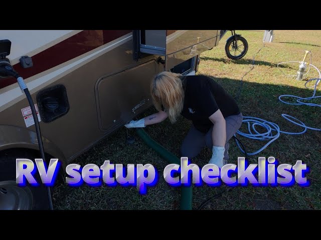 How I set up my RV in camp!