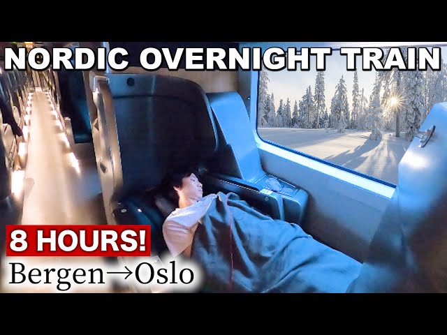 🇳🇴Riding the Norway's New Sleeping Pod Overnight Train! (Bergen→Oslo) | Vy PlusNight Class