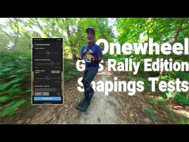 Onewheel GTS Rally Edition: Shaping Tests Part 1