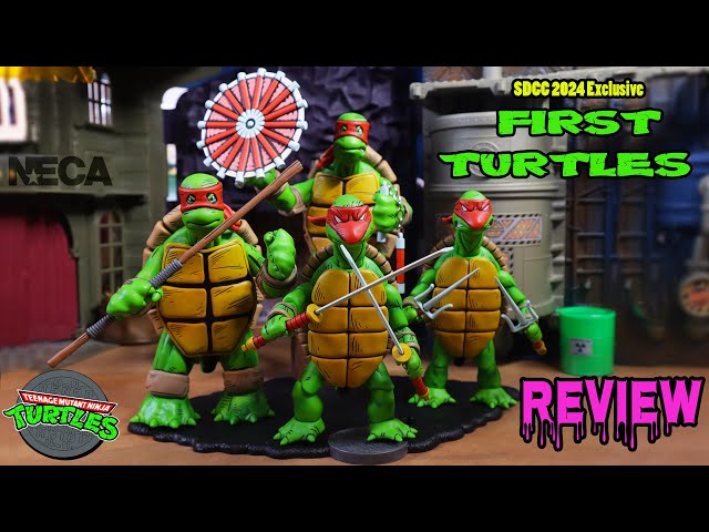 NECA TMNT Mirage Comics "The First Turtles" Review | 2024 SDCC EXCLUSIVE